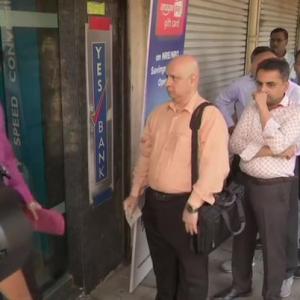 Depositors queue up as Yes Bank's ATMs shut down