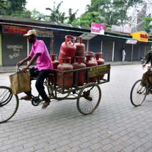 LPG price hiked by Rs 25, petrol's cut by 10 paise