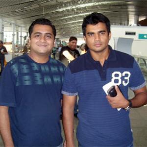 Spotted: R Madhavan at Hyderabad airport