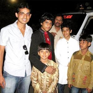 Spotted: Slumdog Millionaire cast in Pune