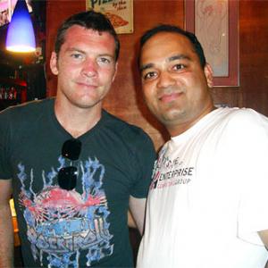 Spotted: Sam Worthington in New Orleans