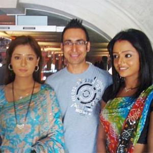Spotted: Sara Khan and Parul Chauhan in London