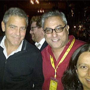 Partying with George Clooney!