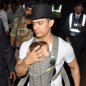FIRST LOOK: Aamir Khan with Kiran and son Azad