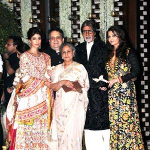 PIX: Bachchans at Mukesh Ambani's party