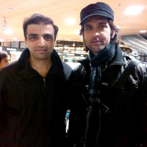 Spotted: Hrithik Roshan at Zurich airport