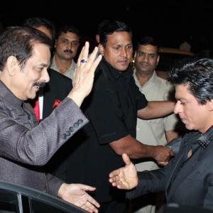 PIX: Shah Rukh, Salman attend Abhinav Shukla's wedding
