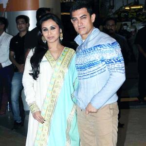 PIX: Rani, Aamir and family at Talaash premiere