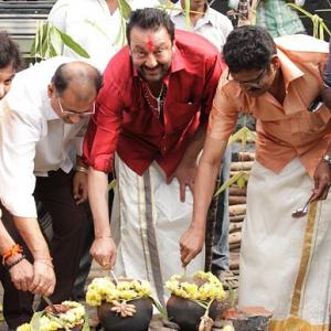 PIX: Sanjay Dutt celebrates Pongal