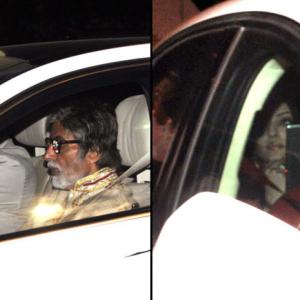 PIX: Bachchans, Hrithik, Sridevi party with Spielberg