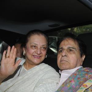 PIX: Dilip Kumar gets discharged from hospital