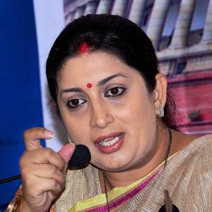 Irani terms Congress-DMK alliance as unholy, brings up 2G scam