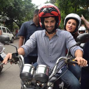 PIX: Parineeti, Aditya set off on a road trip