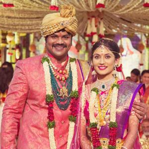 Pix: Political big-wigs, tinsel town grace Telugu actor Manoj Manchu's wedding