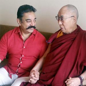 Kamal Haasan meets the Dalai Lama