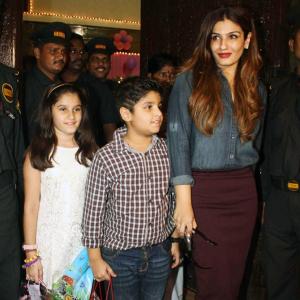 PIX: Raveena, Shilpa party with the Bachchans
