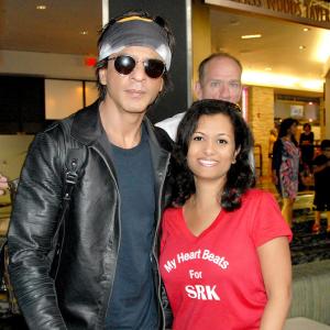 Reader Sahana Chakravarty meets Shah Rukh Khan!