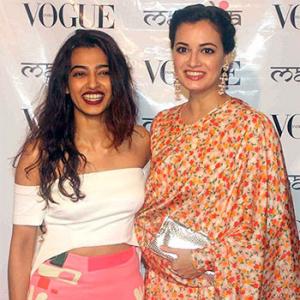 PIX: Radhika Apte, Dia Mirza mingle at a fashion event