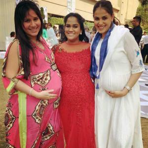 PIX: Genelia, Arpita and Kanchi flaunt their baby bumps!