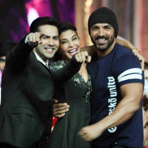 Watch John, Jacqueline, Varun on TV this weekend!