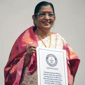 P Susheela enters Guinness Book of World Records