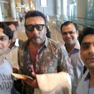 Spotted: Jackie Shroff at Mumbai airport