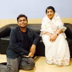 Lata Mangeshkar defends A R Rahman