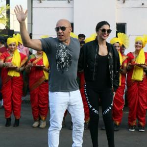 PIX: Vin Diesel arrives in Mumbai, Deepika welcomes him