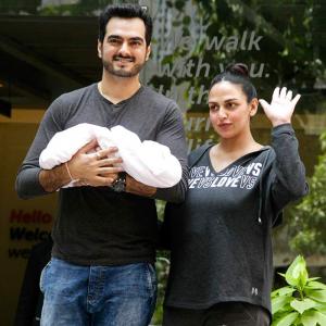 Video: First glimpse of Esha Deol's baby!
