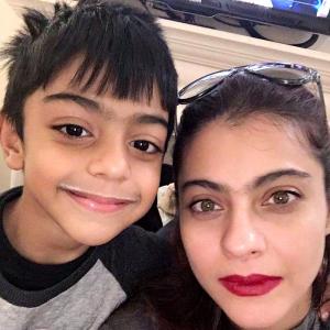 Kajol's adorable picture with son