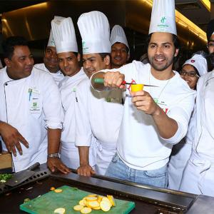 Has Varun quit acting and become a cook?