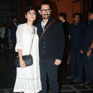 PIX: Aamir-Kiran party with Zaira Wasim