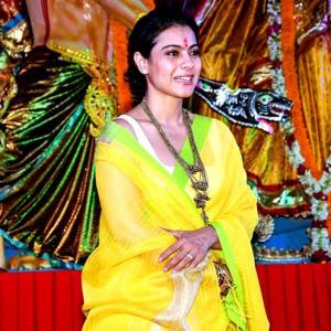 PIX: Kajol celebrates Durga Puja