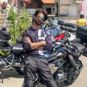 PIX: Shahid's motorcycle diaries!