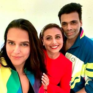 PIX: Karan, Neha party with Rani Mukerji