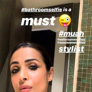 Bollywood gets clicked in the BATHROOM!