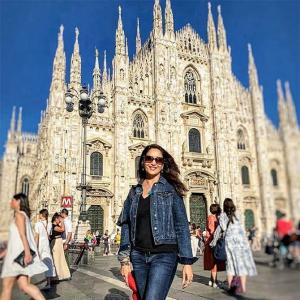 Madhuri's family vacation in Italy
