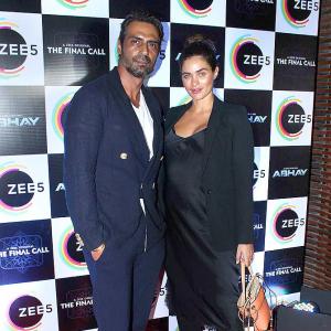 Pregnant Gabriella glows, as she steps out with Arjun