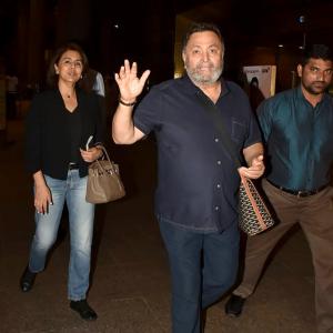 Watch: Rishi Kapoor returns to India