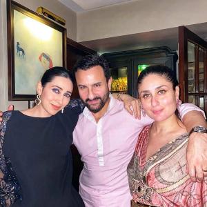 Kareena celebrates Saif's 50th birthday with a kiss!