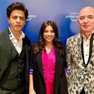 See what Shah Rukh made Jeff Bezos say!