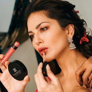 Sunny Leone gets ready for work