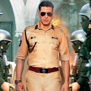 How often has Akshay played a cop?