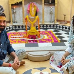 Sara Visits A Temple With Vikrant
