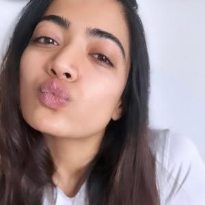 Rashmika Sends Us A Kiss!