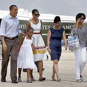 The Obamas take a vacation