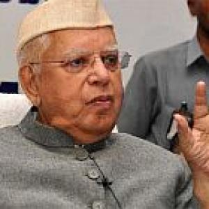 Andhra Governor Tiwari lands in a controversy