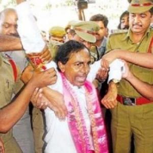 AP: TRS chief detained ahead of proposed fast
