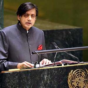 Shashi Tharoor's Day Out in New York