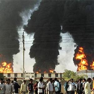  Pix: Fire rages on in Jaipur, 9 feared dead